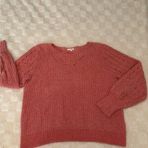 Maurices Women's Sweater - Warm Coral